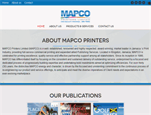 Tablet Screenshot of mapcoprinters.com